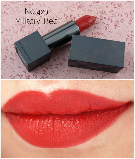 burberry pale rose lipstick|Burberry military red lipstick.